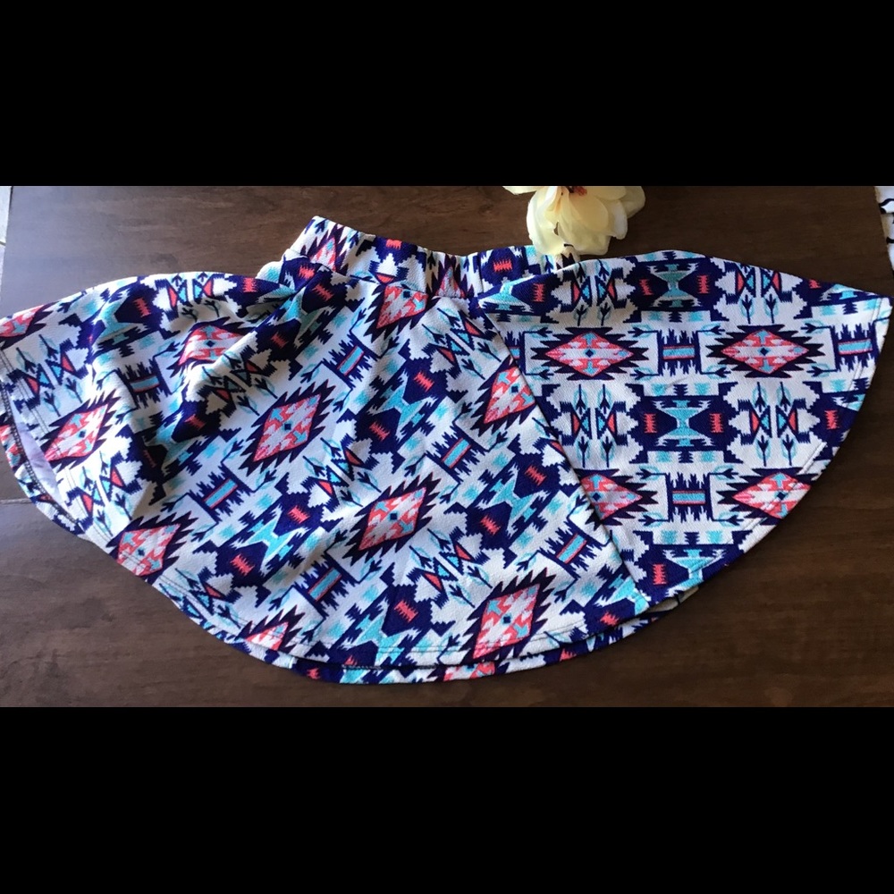 Girls Tribal skater skirt